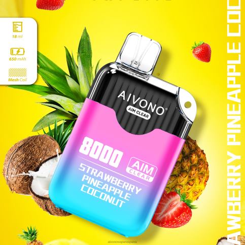 Aivono AIM CLEAR 8000 fresa piña coco H682H207 | Aivono Vaper