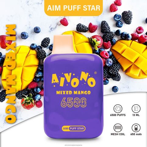 Aivono AIM PUFF STAR 6500 mango mixto H682H296 | Aivono España