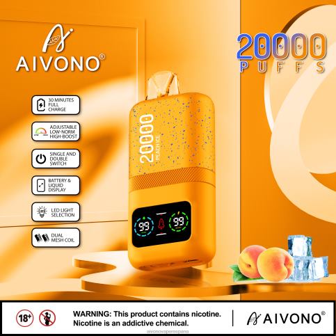 Aivono AIM magic 20000 hielo de durazno H682H85 | Aivono Vaper Espana