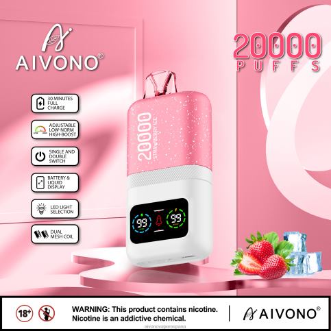 Aivono AIM magic 20000 hielo de fresa H682H74 | Aivono Reseñas