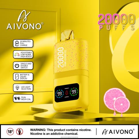 Aivono AIM magic 20000 hielo de limon rosa H682H83 | Aivono Vaper