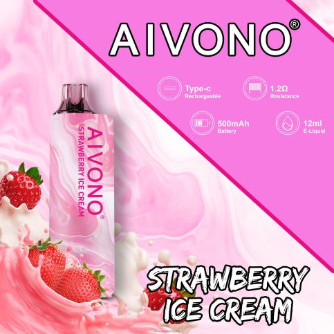 Aivono AIM GUN 7000 helado de fresa H682H105 | Aivono Vaper Espana